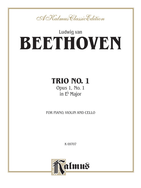 Piano Trio No. 1 in E-flat Major, Opus 1, No. 1