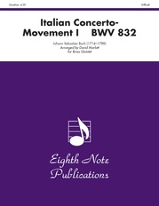Italian Concerto, BWV 832 (Movement I)