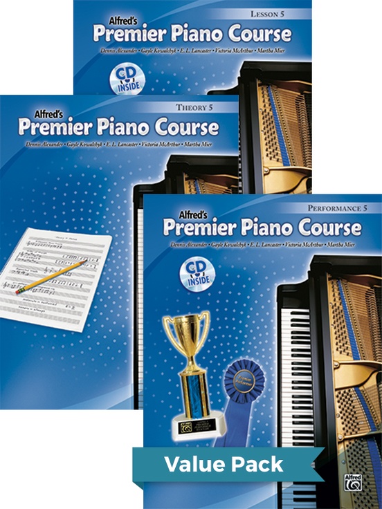 Premier Piano Course, Lesson, Theory & Performance 5 2012 (Value Pack)