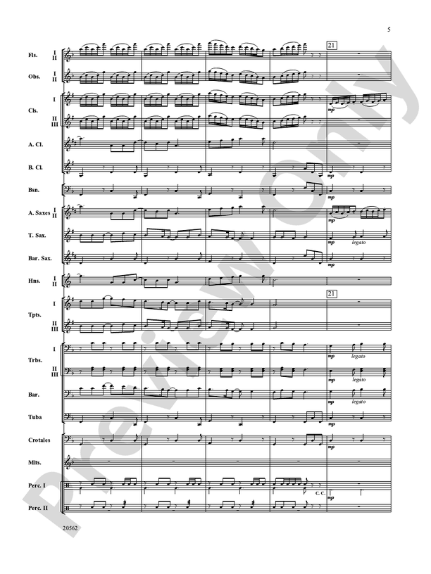 Pablo!: Score: Concert Band Score - Digital Sheet Music Download