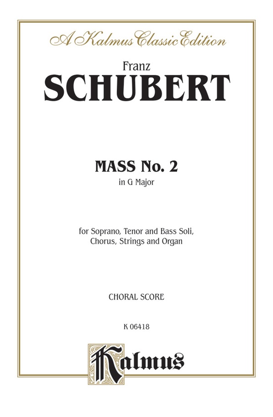 Mass No. 2 in G Major