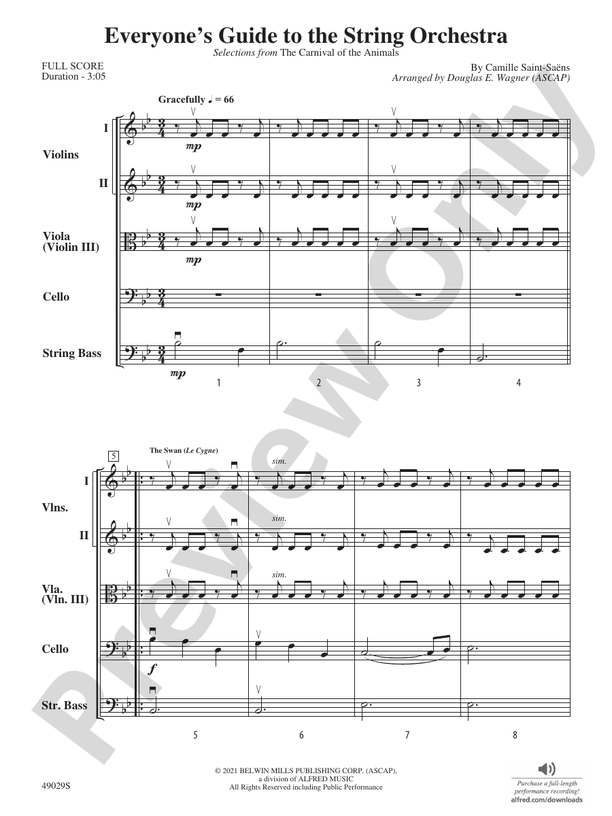 Everyone's Guide to the String Orchestra String Orchestra Conductor Score & Parts Camille