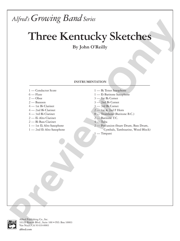 Three Kentucky Sketches