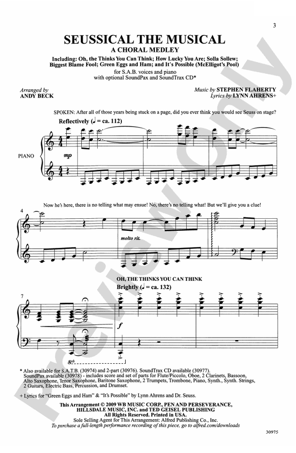 Seussical the Musical: A Choral Medley