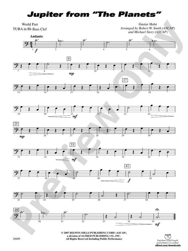 Jupiter (from The (wp) Bflat Tuba B.C. (wp) Bflat Tuba B.C