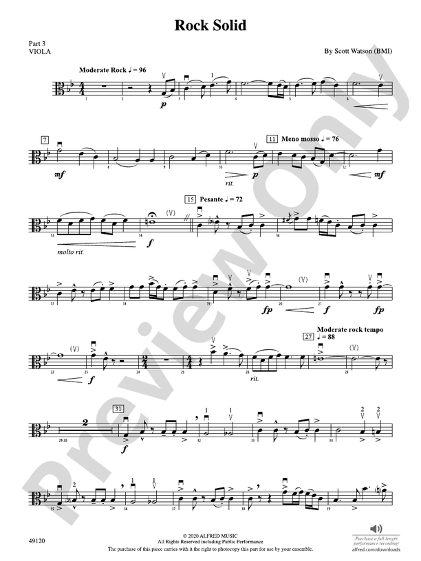 Rock Solid: Part 3 - Viola