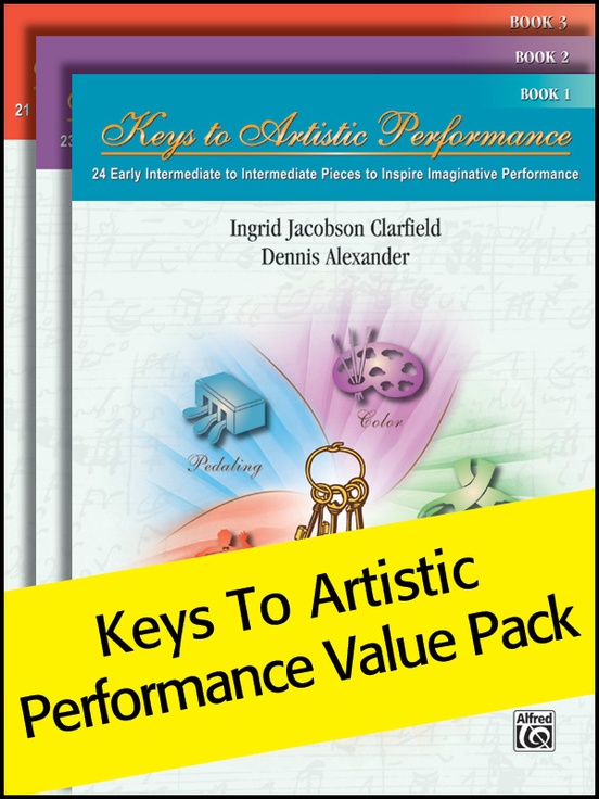 Keys to Artistic Performance 1-3 (Value Pack)