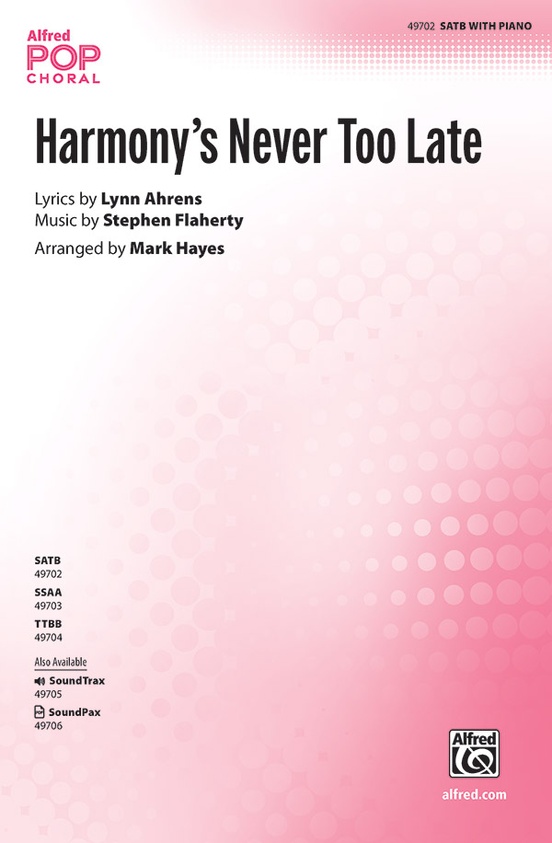 Harmony's Never Too Late