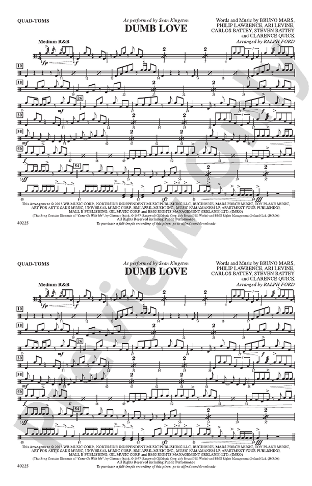 Dumb Love: Quad-Toms