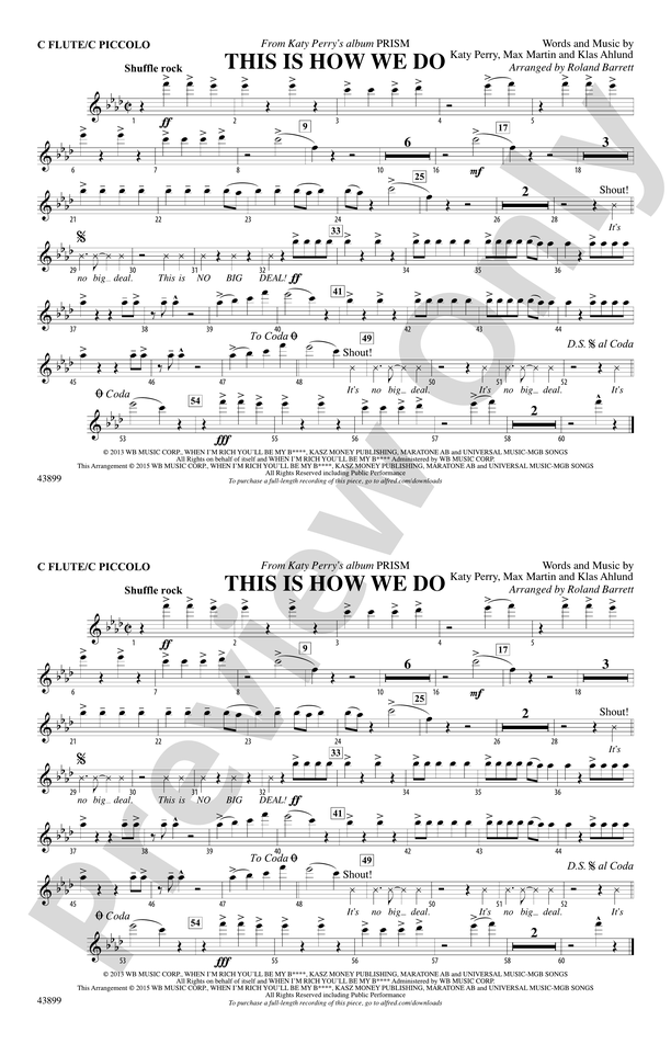 This Is How We Do: Flute
