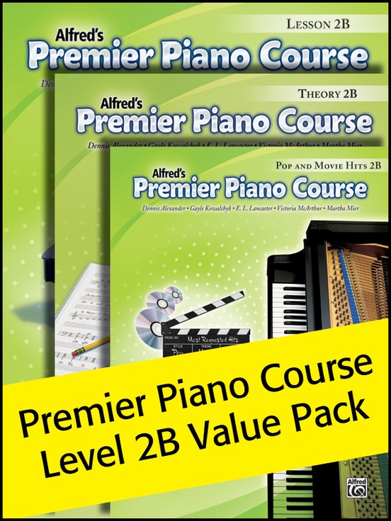 Premier Piano Course, Lesson, Theory & Pop Hits 2B (Value Pack 2012)