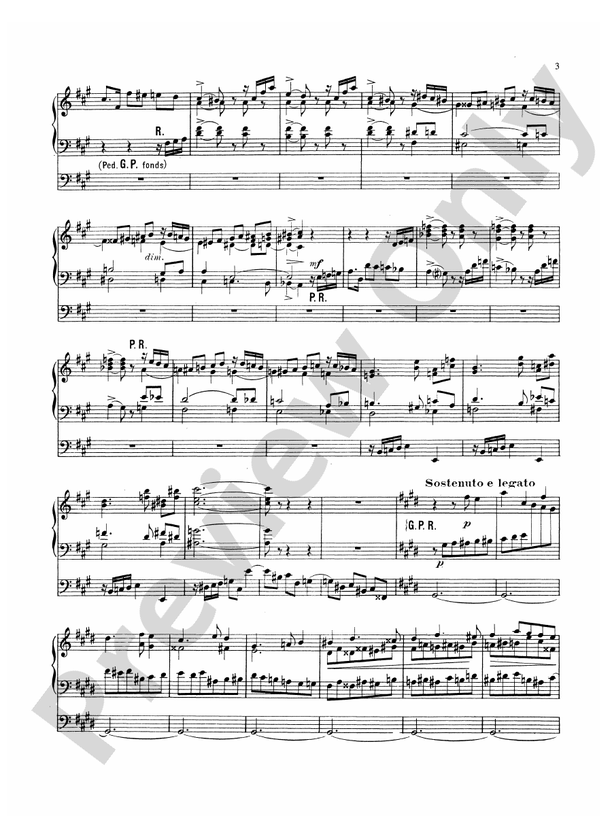 Vierne: Symphony No. 3, Op. 28: I. Allegro Maestoso Part - Digital