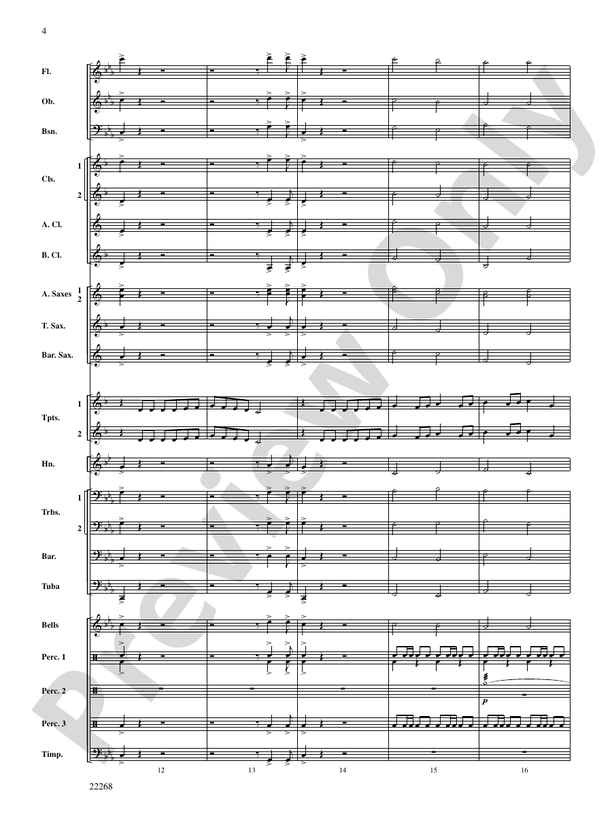 Lightning!: Score: Concert Band Score - Digital Sheet Music Download
