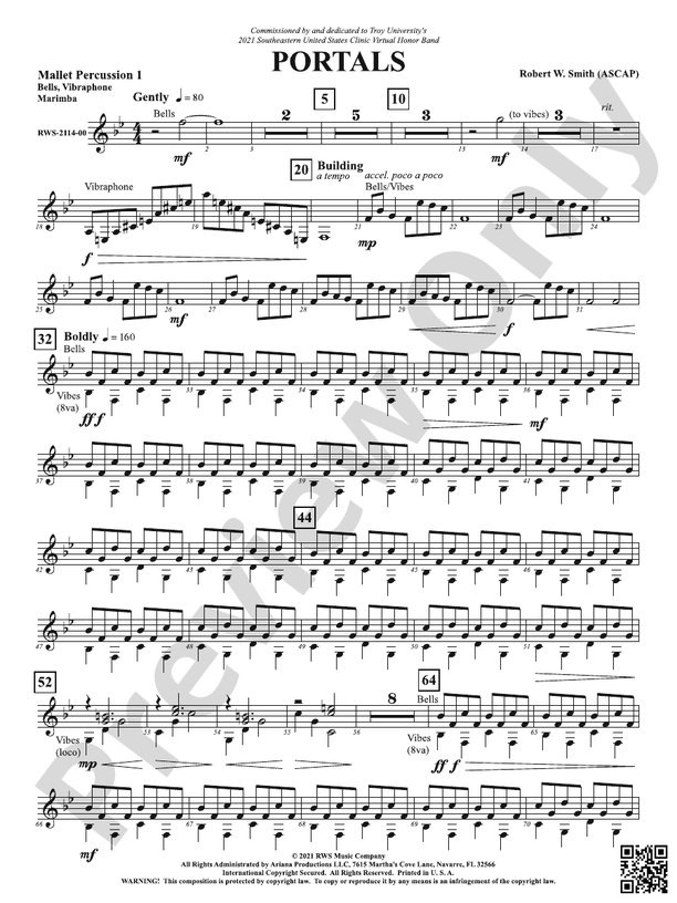 P-A 1st Recital Series - Partitions Pour Percussion à Clavier