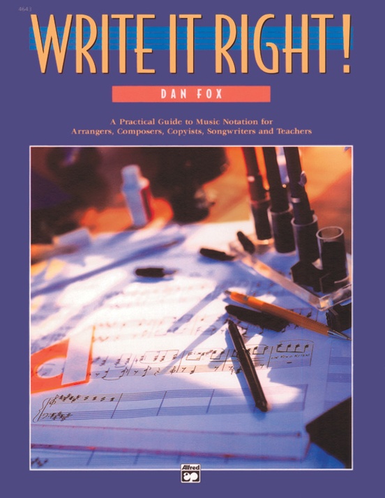 Write It Right Book Sheet Music
