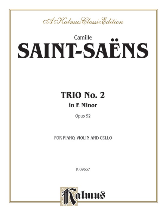 Trio No. 2, Opus 92 