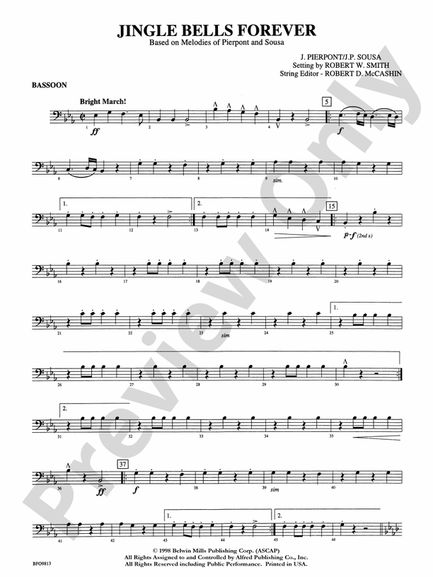 Jingle Bells Forever: Bassoon