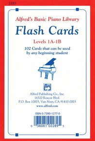Alfred's Basic Piano Library: Flash Cards, Levels 1A & 1B