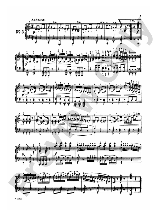 Haydn: A First Haydn Book: From 12 Easy Pieces, No. 3 Part - Digital ...