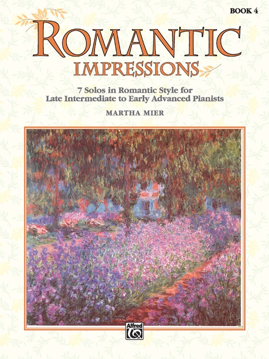 Romantic Impressions Livre 1 - Partitions Piano Par Martha Mier - Éditions Alfred