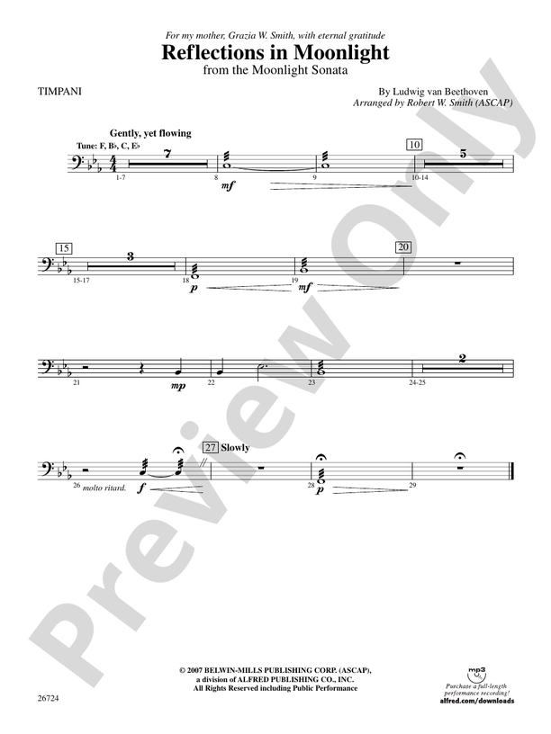 Reflections In Moonlight: Timpani