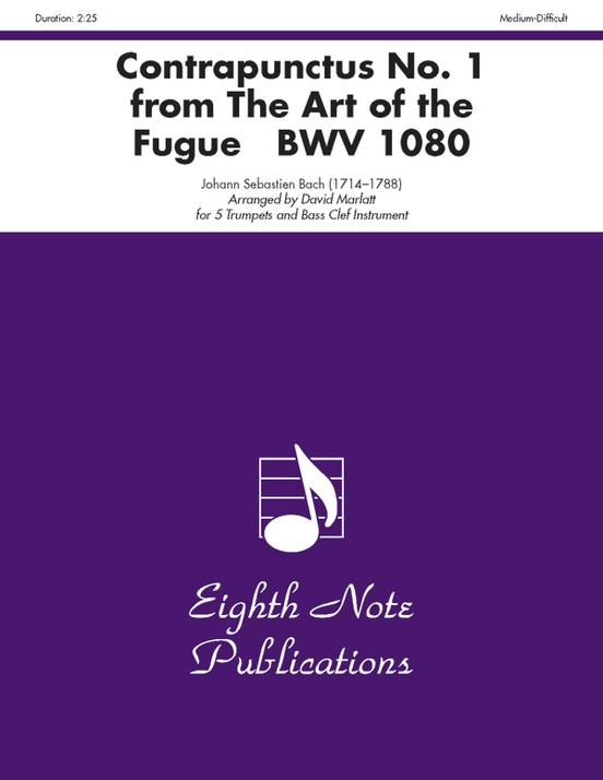 Contrapunctus No. 1 (from The Art of the Fugue, BWV 1080)