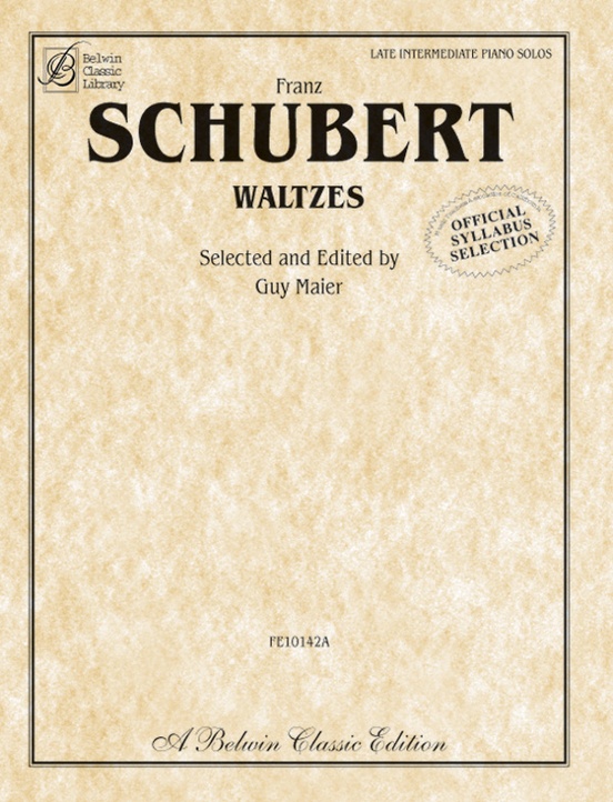Waltzes: Piano Book: Franz Schubert | Sheet Music