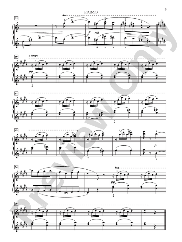 Fauré: Dolly Suite, Opus 56 - Piano Duet (1 Piano, 4 Hands)