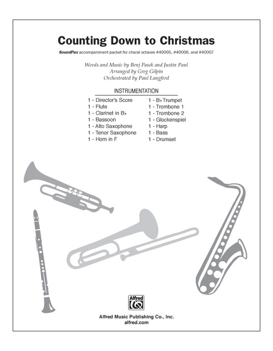 Counting Down to Christmas (from A Christmas Story: The Musical): 1st B-flat Clarinet