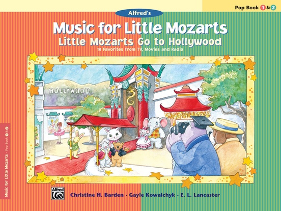 Music for Little Mozarts: Little Mozarts Go to Hollywood, Pop Book 1 & 2
