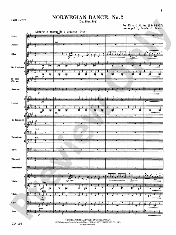 Norwegian Dances Nos. 2 & 3