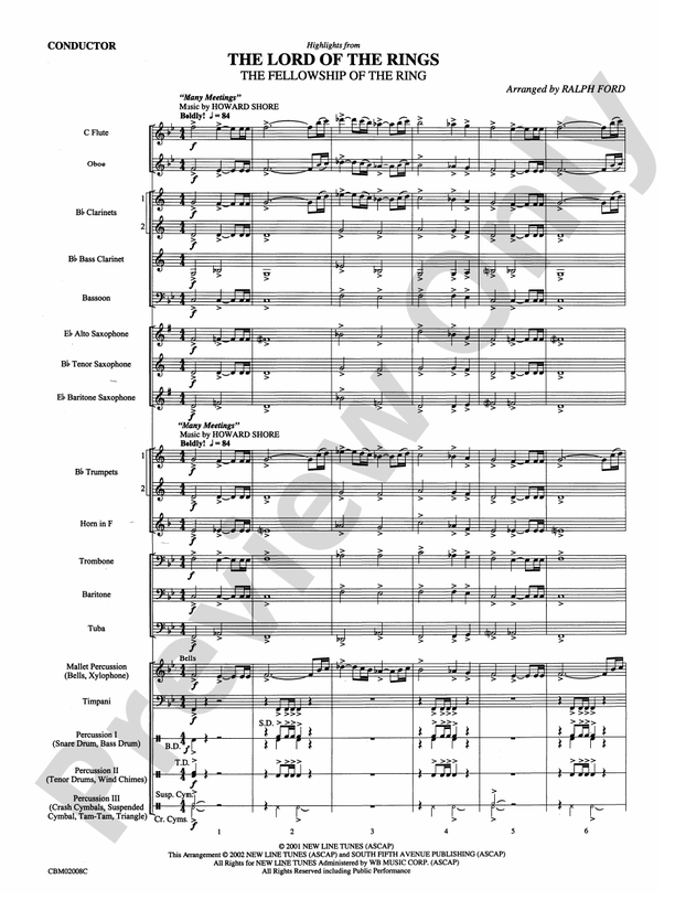 In Dreams From The Fellowship of the Ring - Download Sheet Music PDF