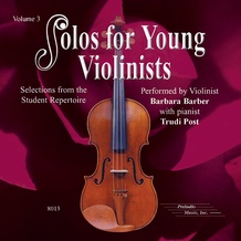 Solos for Young Violinists CD, Volume 3