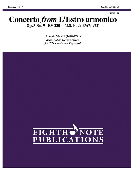 Concerto from L'Estro armonico, Op. 3, No. 9