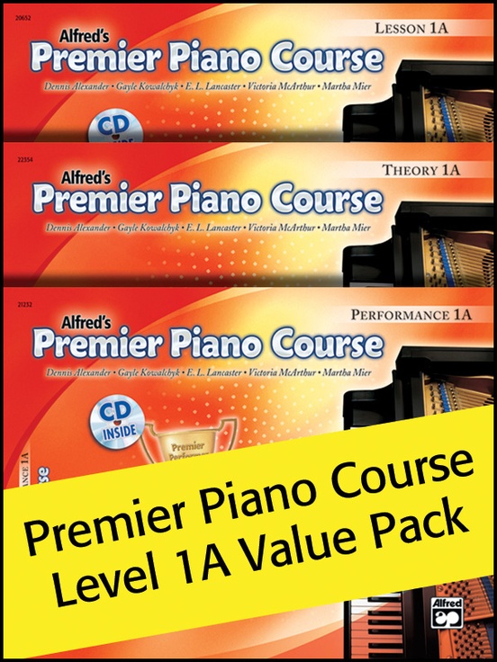 Premier Piano Course, Lesson, Theory & Performance 1A (Value Pack)