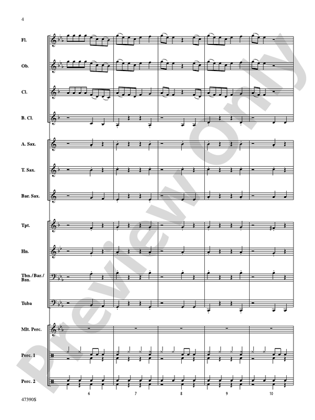 Bruno Mars Four-Pack: Score: Concert Band Score - Digital Sheet