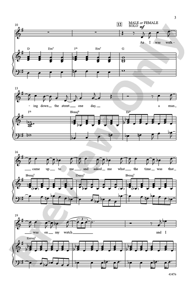 Does Anybody Really Know What Time It Is? SATB Choral Octavo Chicago