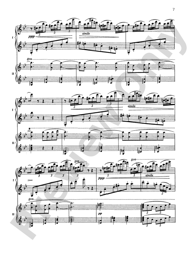 Fantaisie-tableaux (Suite No. 1), Opus 5 - I. Barcarolle - Piano Duo (2 Pianos, 4 Hands)
