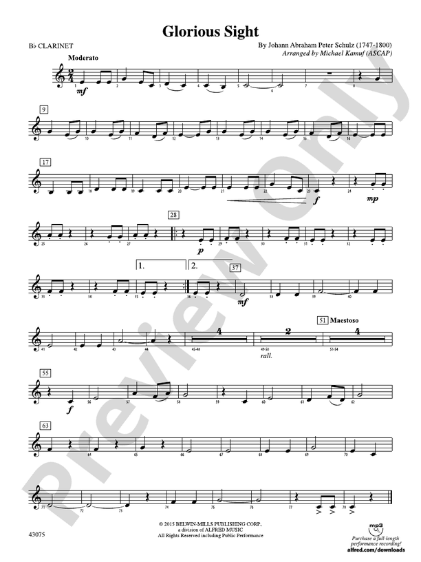 Glorious Sight 1st Bflat 1st Bflat Part Digital