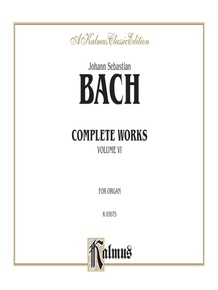 Complete Organ Works, Volume VI