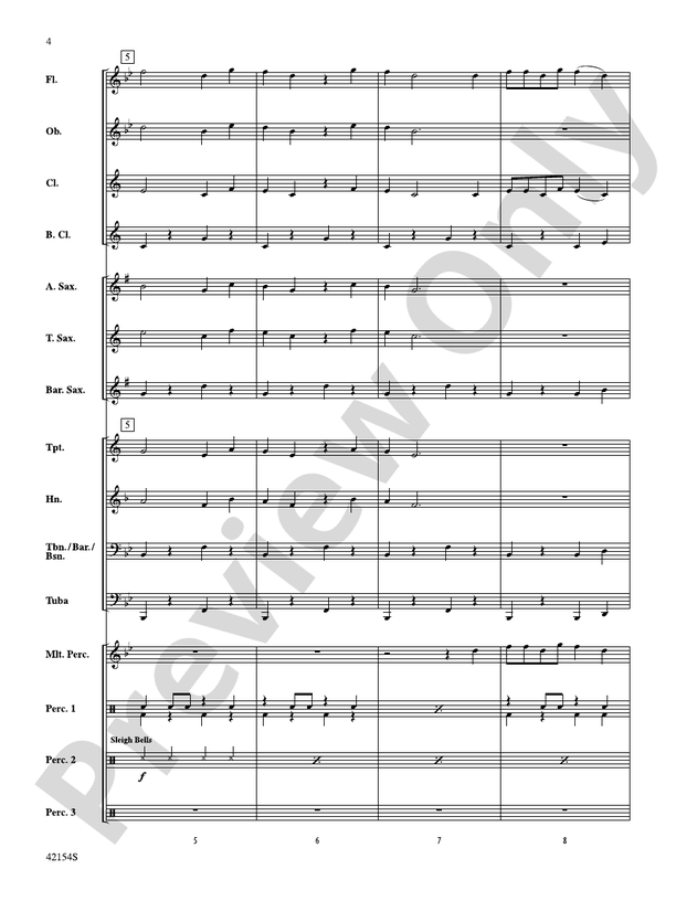 Nuttin' for Christmas: Score