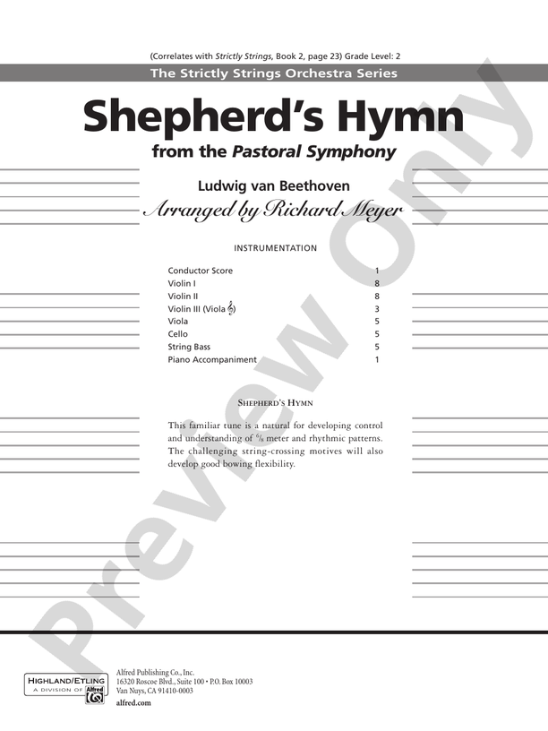 Shepherd's Hymn