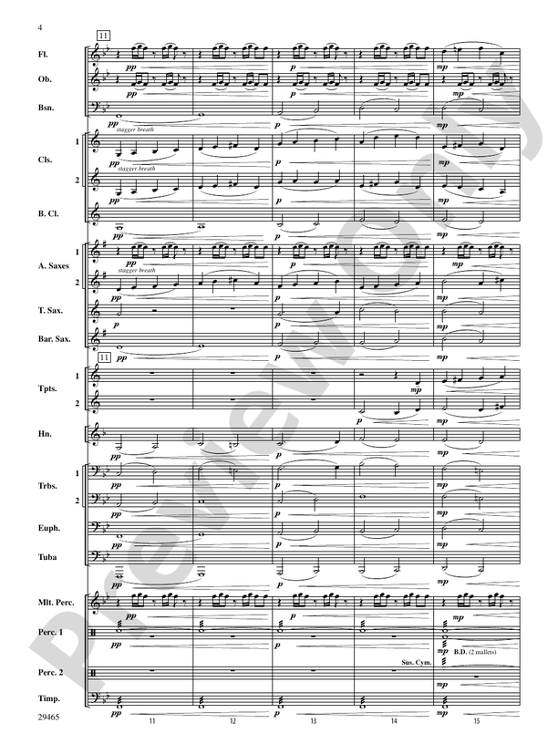 Thrill Ride Concert Band Conductor Score & Parts Brendan McBrien Digital Sheet Music Download