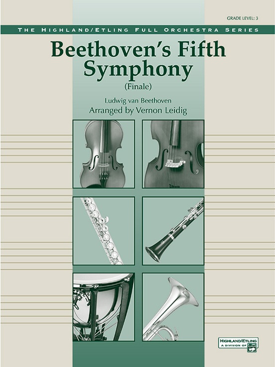 Beethoven's Fifth Symphony: Full Orchestra Conductor Score: Ludwig