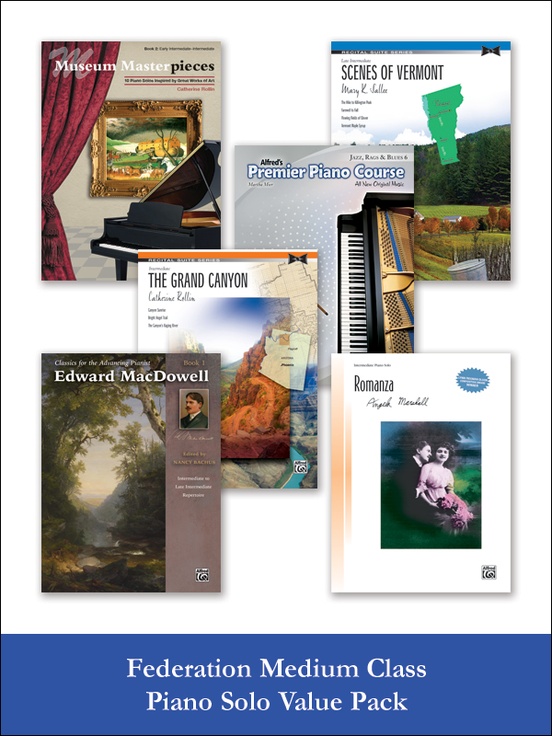 Federation Medium Class Piano Solo (Value Pack)