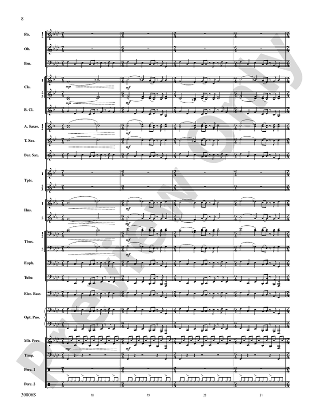 Yorkton Concert Band Conductor Score & Parts Victor López Digital