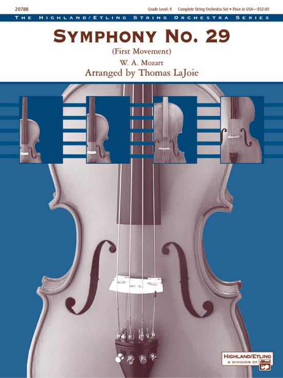 Symphony No. 29: String Orchestra Conductor Score & Parts