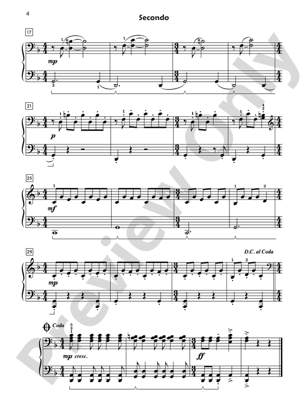 Premier Piano Course, Duet 6