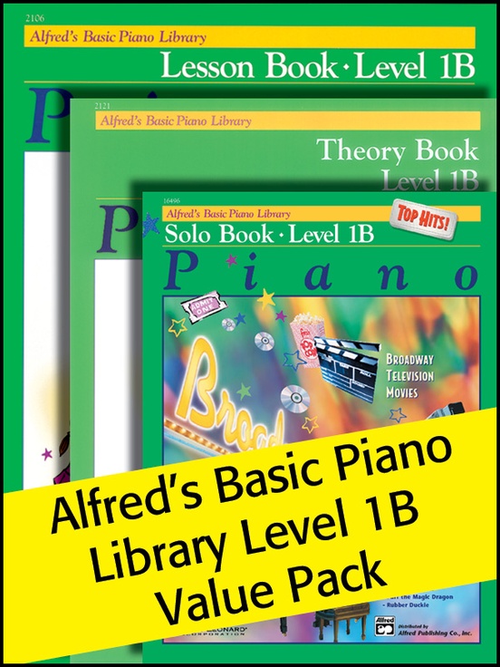 Alfred's Basic Piano Library 1B 2012 (Value Pack)