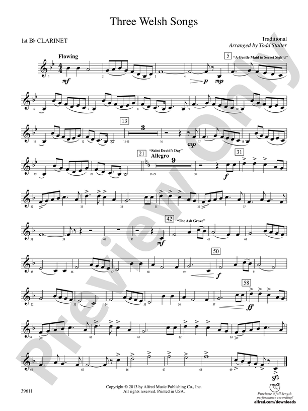 Alphabet Song B-Flat Instrument Sheet Music (Lead Sheet) with